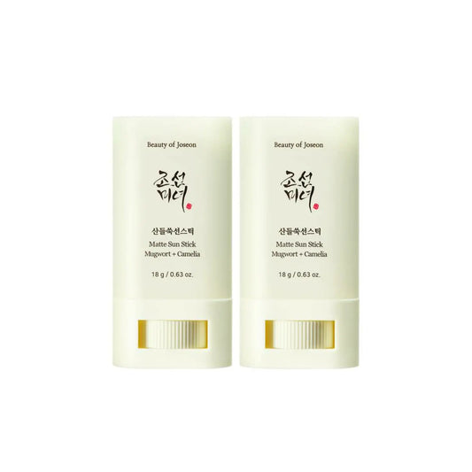 beauty of joseon Matte sun stick : Mugwort + Camelia Double Pack